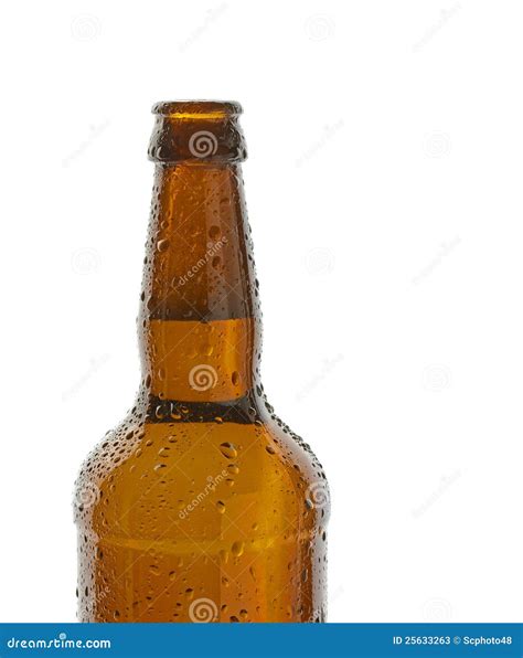 Bottle of ice cold beer stock image. Image of smooth - 25633263