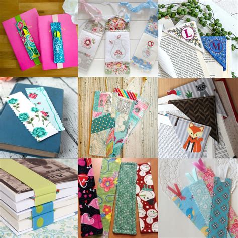 15+ Fabric Bookmarks for the Book-Lover in Your Life - Scrap Fabric Love