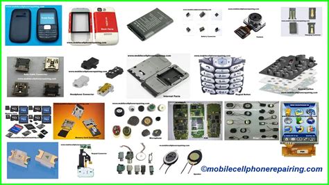 Card Level Parts of a Mobile Cell Phone and Their Function