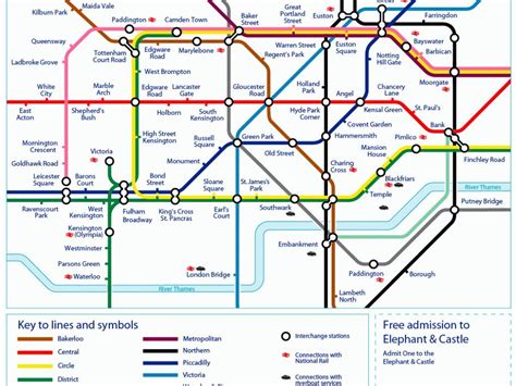 Central London Tube Map Printable - Printable Maps