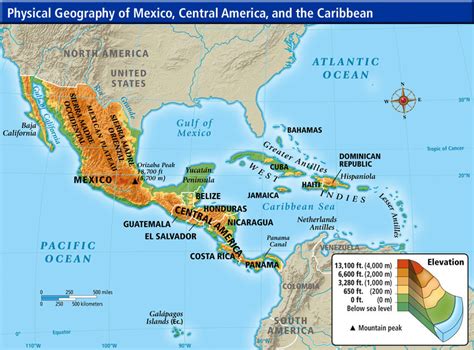 Mesoamerica Map Modern