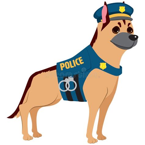 Police Dog Stock Vector Illustration Of Duty Security 25603695