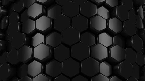 Download Metallic Hexagon Black Abstract Wallpaper | Wallpapers.com