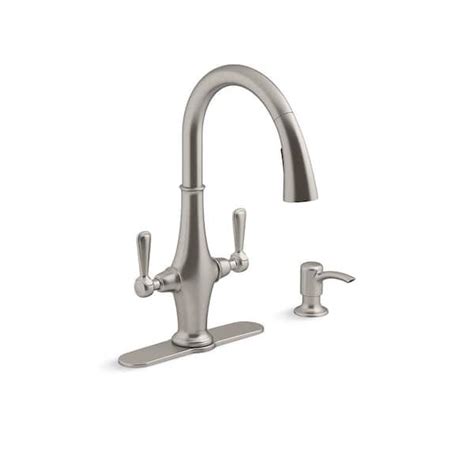 Two Handle Pull Out Kitchen Faucet – Things In The Kitchen