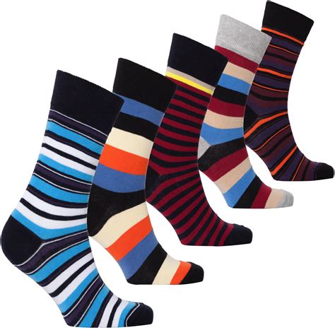 Men's Traditional Stripes Socks - Socks n Socks