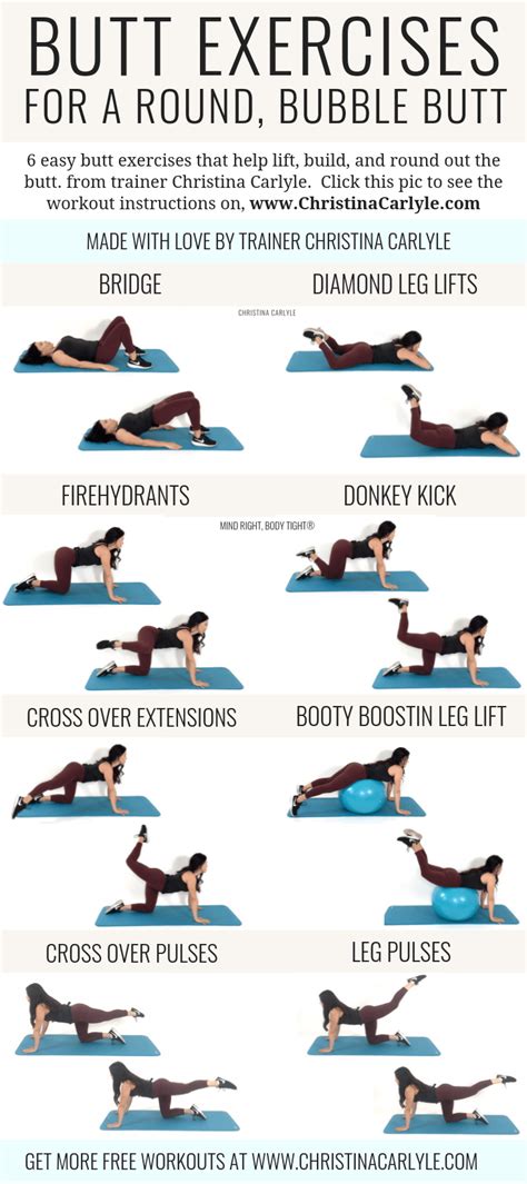 8 of the Best Butt Exercises for Building a Bigger Butt | Christina Carlyle