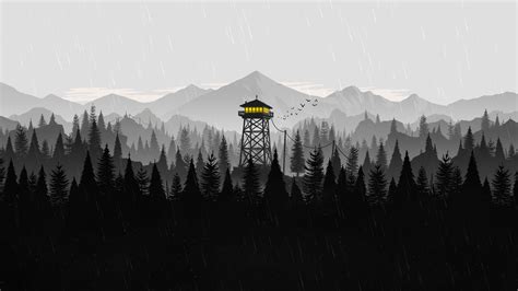 Fondos de pantalla : Firewatch, Video Game Art, Minimalismo, sencillo ...