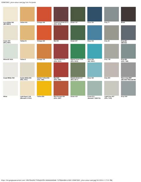 Jotun marine paint colour chart by Victor Chow - Issuu