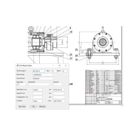 Manufacturing drawings | ELITECAD Mechanics