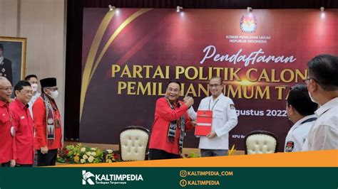 Resmi! PDI Perjuangan Jadi Peserta Pemilu 2024 - Kaltimpedia