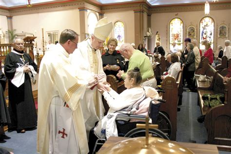 Bishop celebrates Mass with the Sacrament of the Anointing of the Sick ...