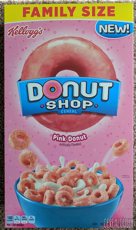 Review: Kellogg's Donut Shop Pink Donut Cereal