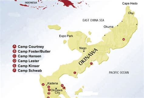 Okinawa Map Military Bases