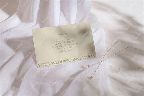 Premium PSD | Wedding set mockup design