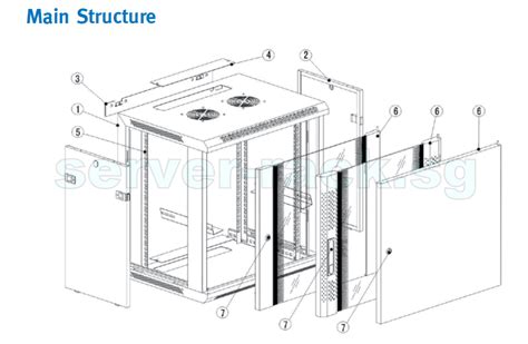 Toten 12u Wall Mount Rack Cabinet W600xd600mm