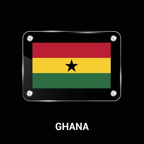 Ghana flag design vector 13283978 Vector Art at Vecteezy