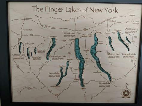 Discover the Enchanting Finger Lakes: A Comprehensive Map and Guide ...