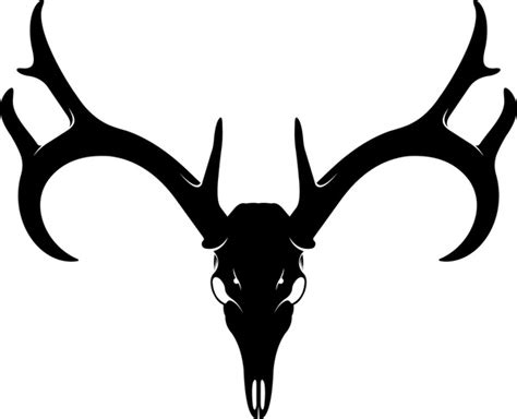 Deer Skull Outline Vector Royalty-Free Images, Stock Photos & Pictures ...