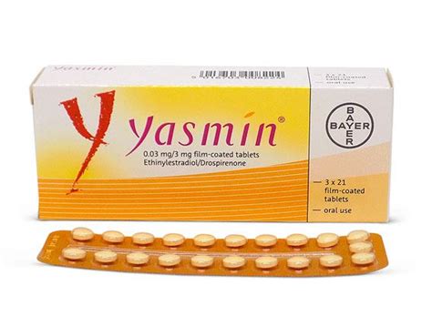 Buy Yasmin Contraceptive Pill Online - Dr Fox