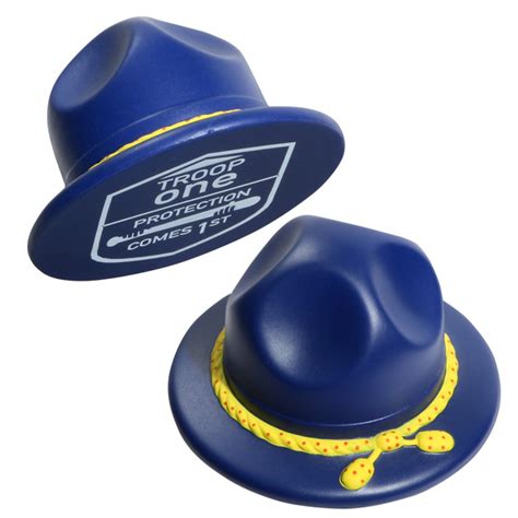 Promotional State trooper hat stress reliever Personalized With Your ...