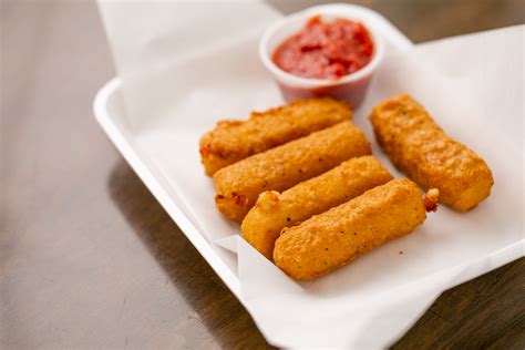 Mozzarella Sticks (5) - Menu - Buena Lanes - Sports Bar in Ventura, CA