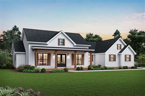 Modern Farmhouse Plan: 2,460 Square Feet, 3 Bedrooms, 2.5 Bathrooms ...