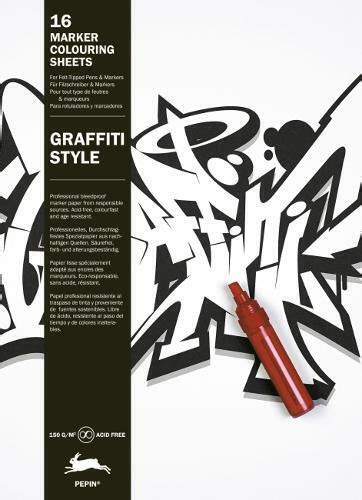 16 Marker Colouring Sheets Graffiti Style | Artzo India