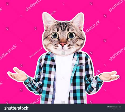 1,824 Cat Head On Human Body Images, Stock Photos & Vectors | Shutterstock