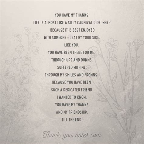 Thank You Poems - The Thank You Notes Blog