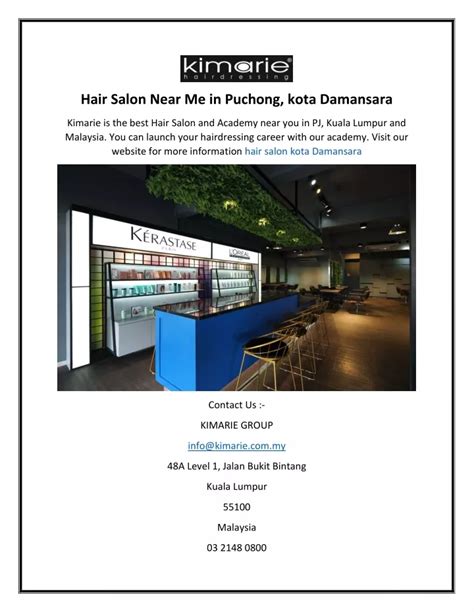 PPT - Hair Salon Near Me in Puchong, kota Damansara PowerPoint ...