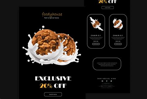 Responsive email template design on Behance