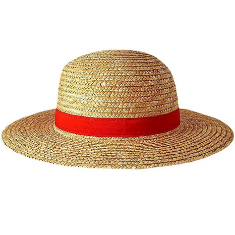 Buy Ghzste One Piece Luffy Straw Hat for Kids Luffy Straw Hat Luffy Hat ...