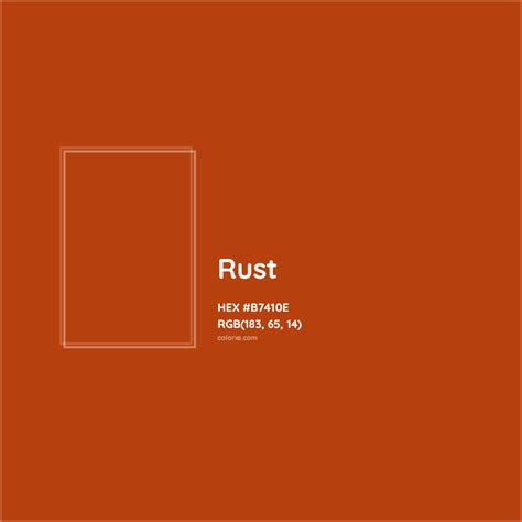 About Rust - Color meaning, codes, similar colors and paints - colorxs.com