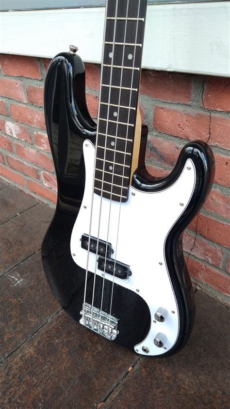 Aria Bass STB-PB - Black – Moze Guitars