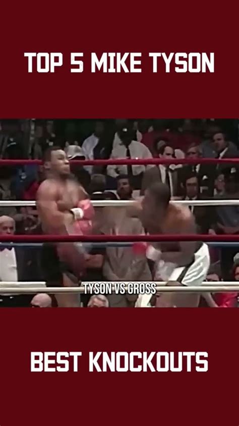 TOP 5 MIKE TYSON BEST KNOCKOUTS in 4k quality #boxing #miketyson # ...