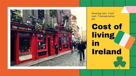 Cost of Living in Ireland | Ireland, House cost, Cost of living