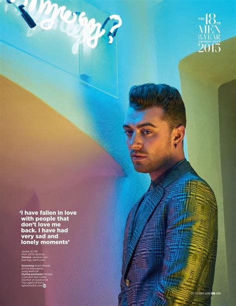 Sam Smith British GQ October 2015 Photo Shoot