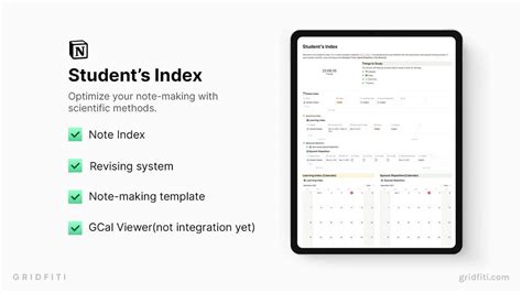 5+ Notion Note-Taking & Meeting Notes Templates | Gridfiti