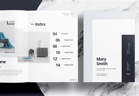 Free Indesign Modern Interior Portfolio Templates