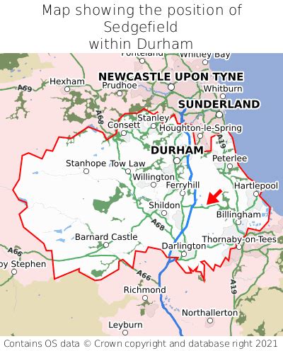 Where is Sedgefield? Sedgefield on a map