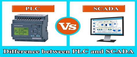 Difference between PLC and SCADA