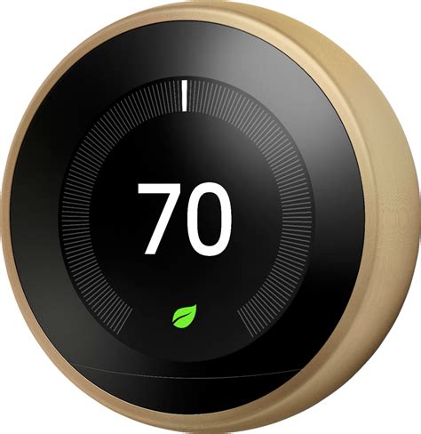 Questions and Answers: Google Nest Learning Smart Wifi Thermostat Brass ...