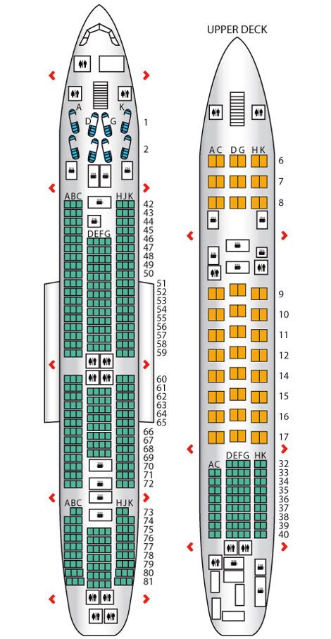 Qatar Airways Airbus A380 Seating Plan - Image to u