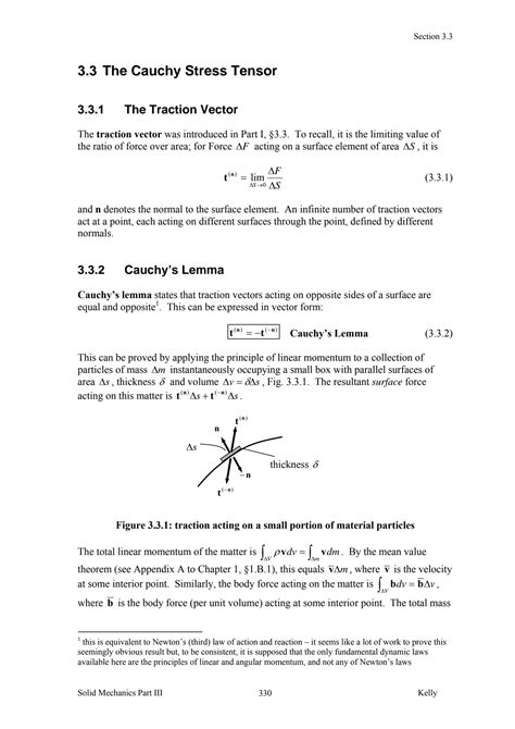 SOLUTION: Stress balance principles 03 the cauchy stress tensor - Studypool