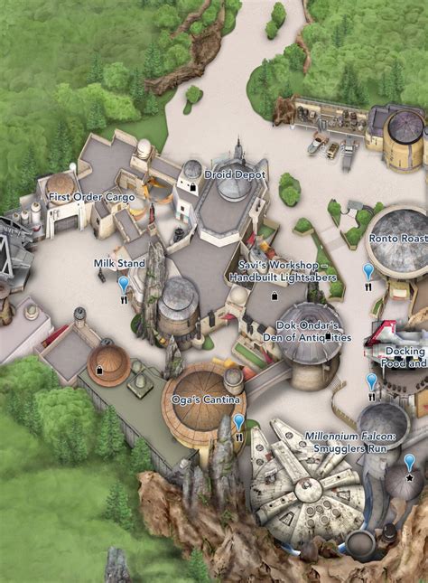 Star Wars: Galaxy's Edge map now online at Disney World site