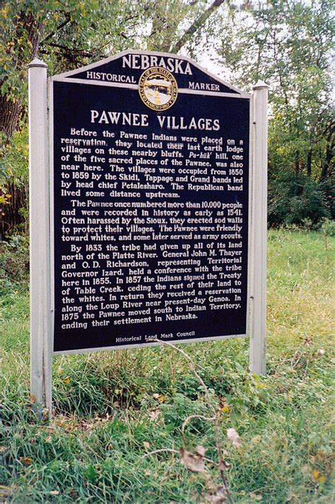 Marker Monday: Pawnee Villages - Nebraska State Historical Society