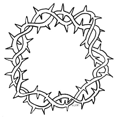 Crown Of Thorns Drawing at GetDrawings | Free download