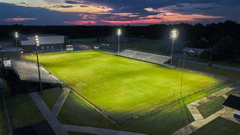 High School Football Field Sports LED Lighting Upgrade | Millen, GA