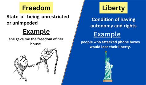 Freedom vs. Liberty-Difference between and example