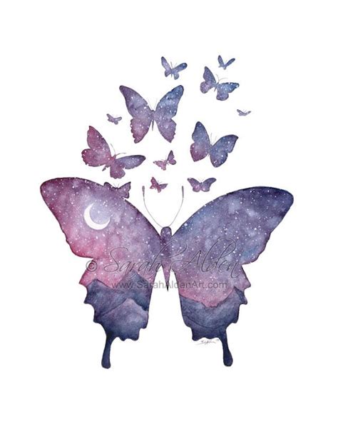 Galaxy Butterfly | Sarah Alden Art